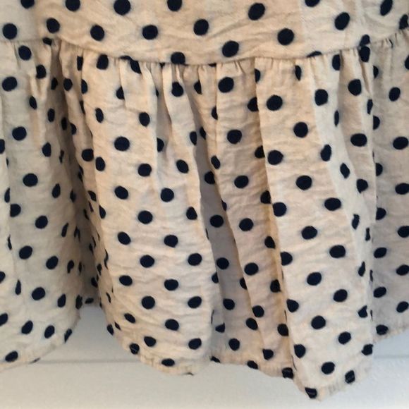Hailey & Co Polka Dot Ruffle Midi Dress Size Small - Picture 3 of 6